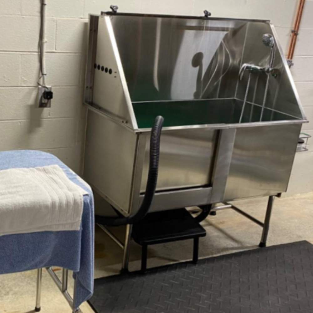 Stainless Steel Dog Grooming Bath Tub