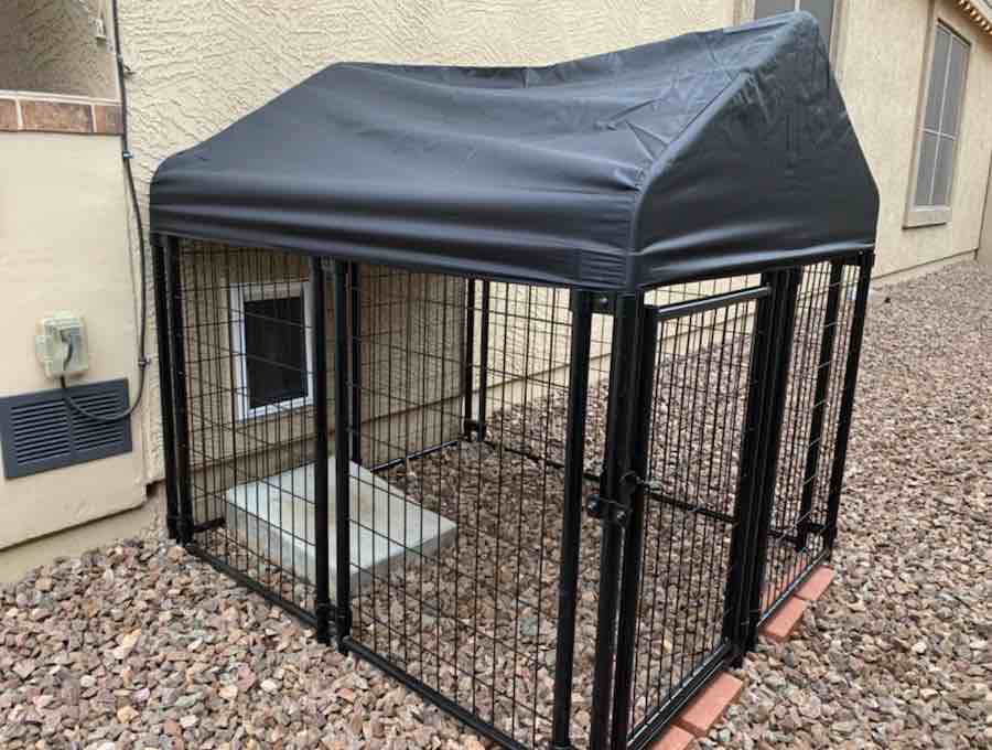 Outdoor Wire Crate Kennel: image 7